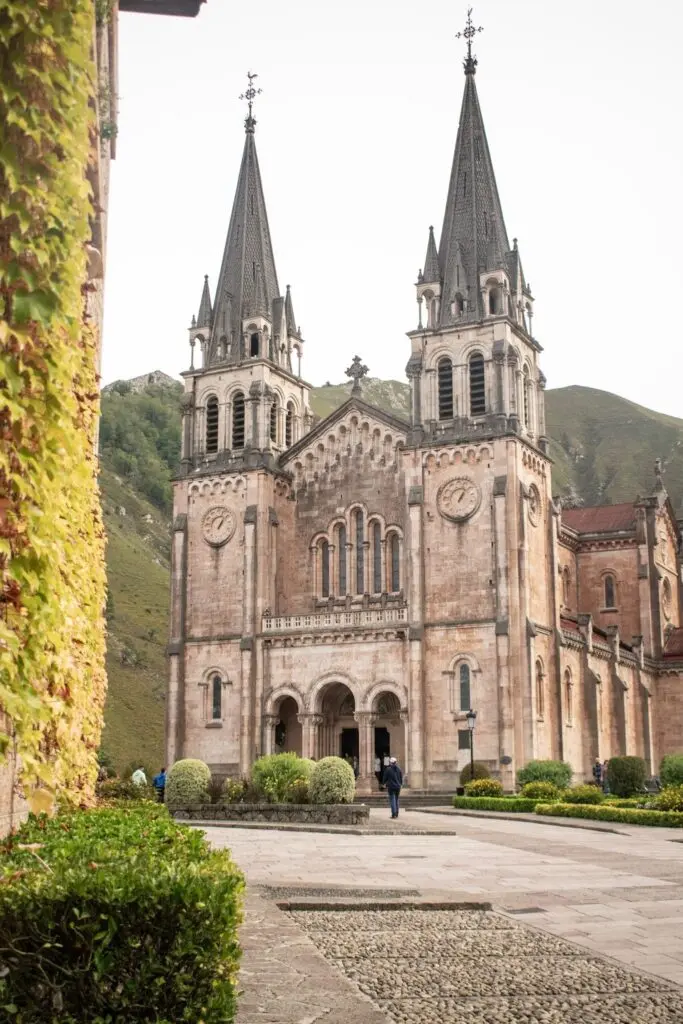 The basilica at Covadonga in Asturias